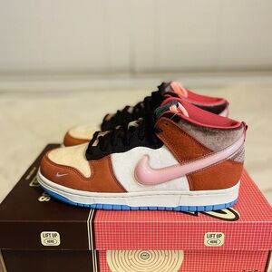 Social Status x Nike Dunk Mid 'Chocolate Milk'